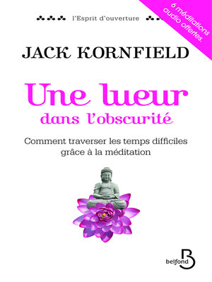 cover image of Une lueur dans l'obscurité avec six méditations audio offertes